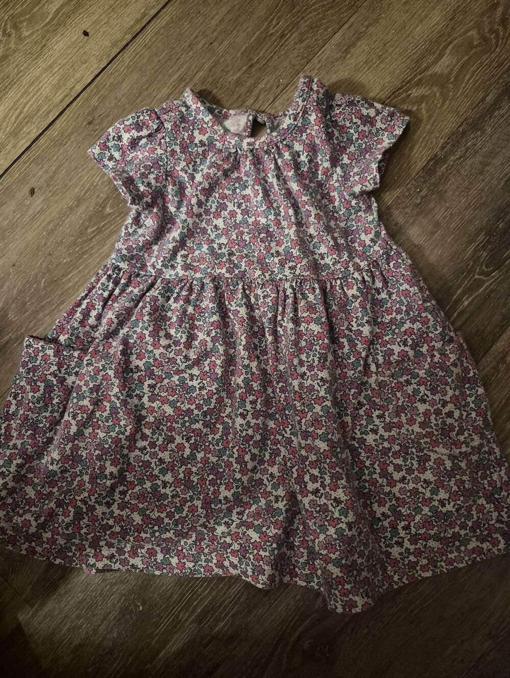 Girls' Pink Floral & Solid Dress Set - Soft Everyday Styles Bundle